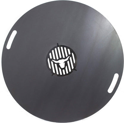 BBQ Planchaplatte aus echtem Stahl