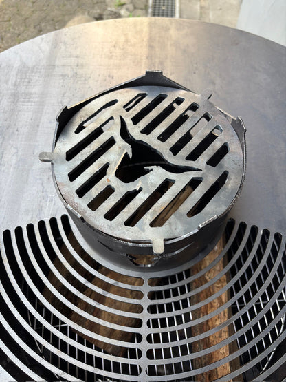 FlammNeu Tonnengrill – Handgefertigter Plancha Grill | Robust, nachhaltig & vielseitig